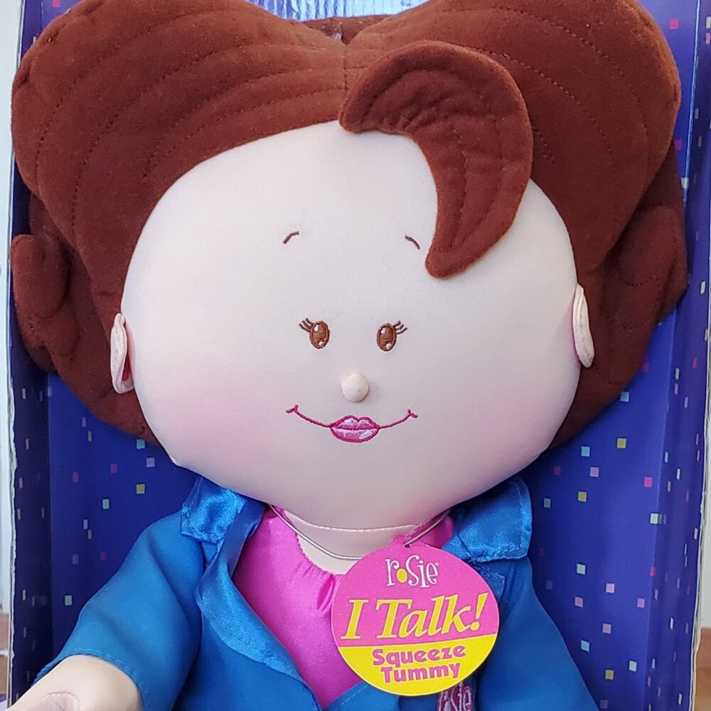 Rosie O'Donnell Talking Cloth Doll  New With Original Package Vintage 1997